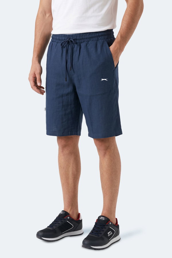 Slazenger KASEY Erkek Pamuklu Indigo Şort
