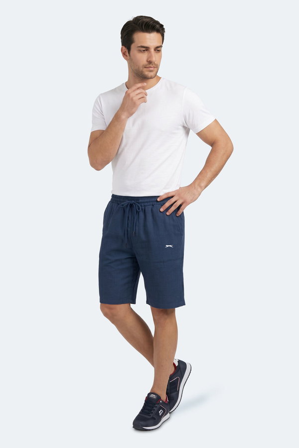 Slazenger KASEY Erkek Pamuklu Indigo Şort