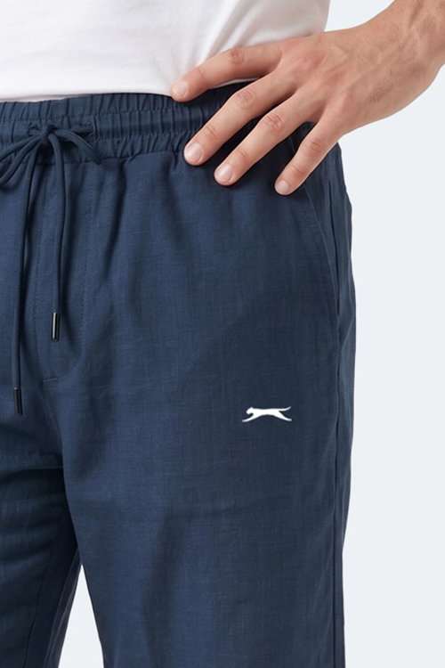 Slazenger KASEY Erkek Pamuklu Indigo Şort