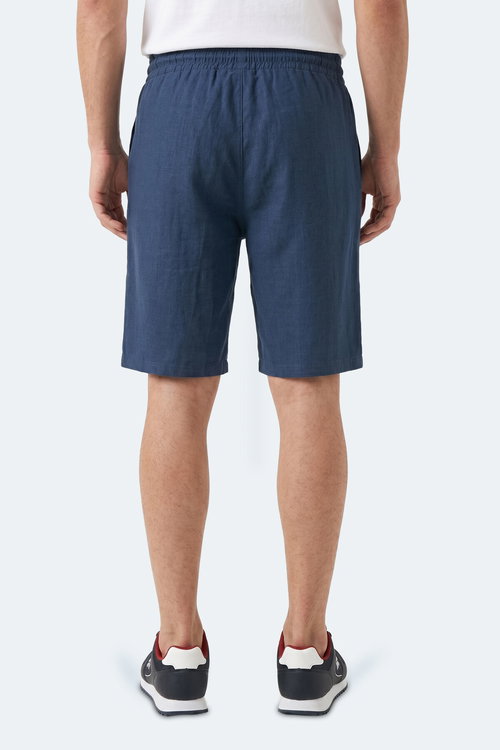 Slazenger KASEY Erkek Pamuklu Indigo Şort