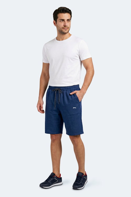 Slazenger KASEY Erkek Pamuklu Indigo Şort
