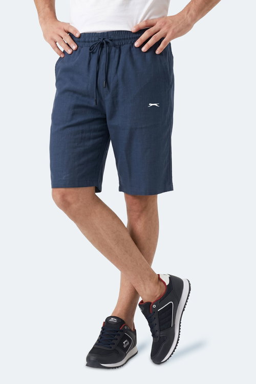 Slazenger KASEY Erkek Pamuklu Indigo Şort