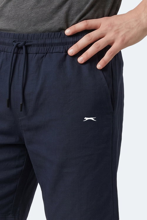 Slazenger KASEY Erkek Pamuklu Lacivert Şort
