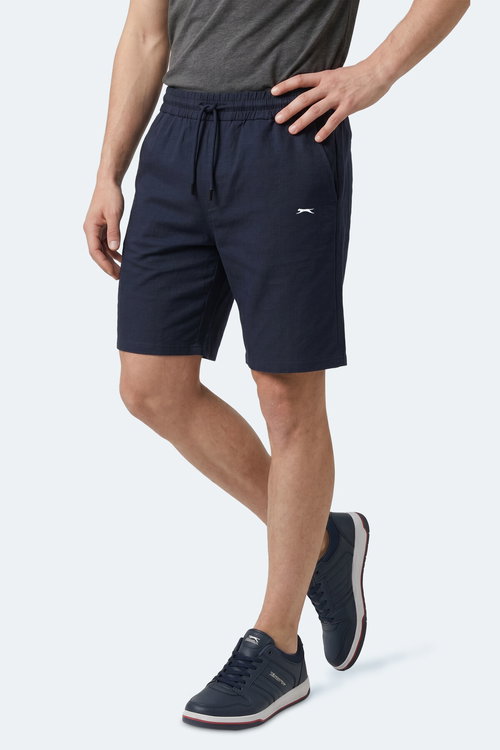Slazenger KASEY Erkek Pamuklu Lacivert Şort