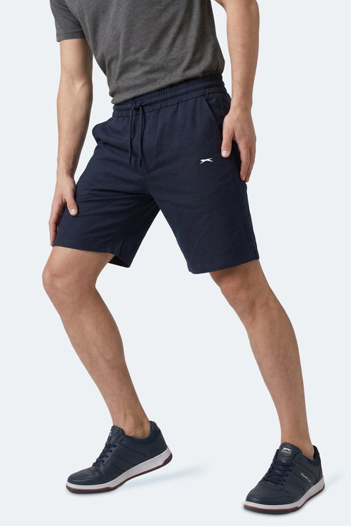 Slazenger KASEY Erkek Pamuklu Lacivert Şort