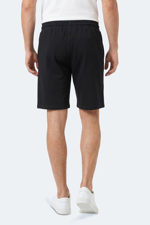 Slazenger KASEY Erkek Pamuklu Siyah Şort