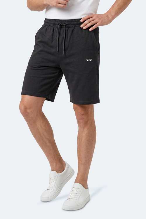 Slazenger KASEY Erkek Pamuklu Siyah Şort