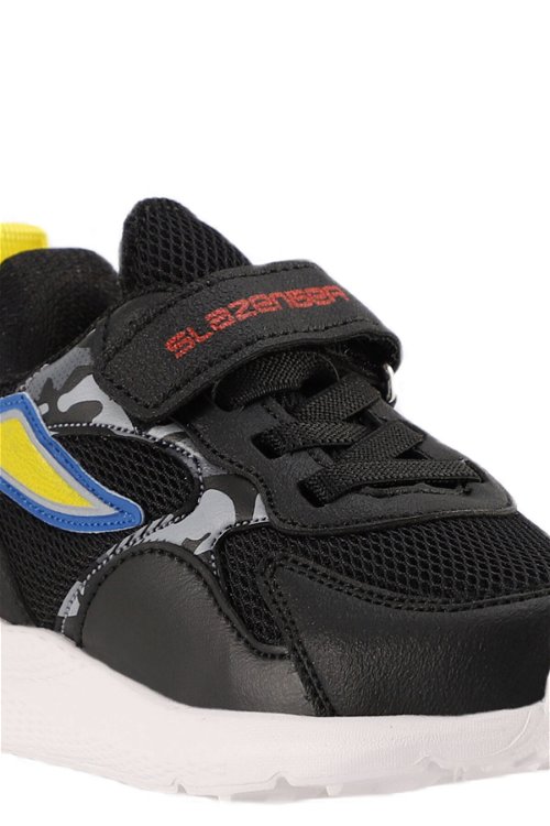 Slazenger KASHI KTN Sneaker Erkek Çocuk Ayakkabı Siyah / Kırmızı