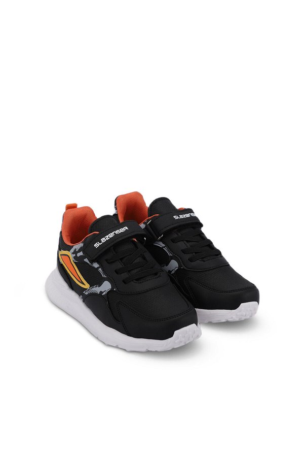 KASHI KTN Sneaker Erkek Çocuk Ayakkabı Siyah / Turuncu