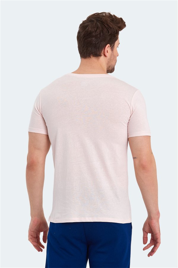 KASSIA Erkek Kısa Kollu T-Shirt Pudra
