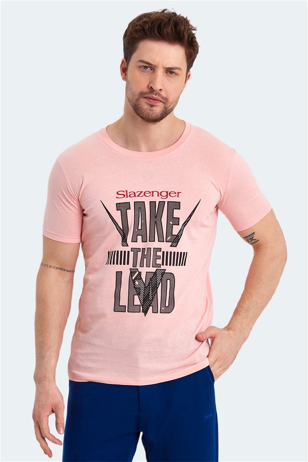 Slazenger KASSIA Erkek Kısa Kol T-Shirt Somon