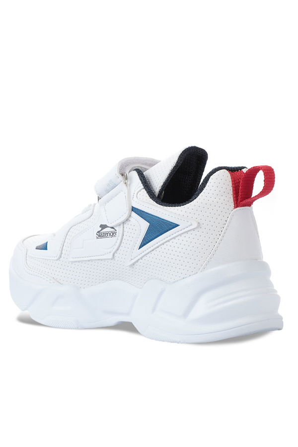 Slazenger KASUMI Sneaker Erkek Çocuk Ayakkabı Beyaz / Lacivert