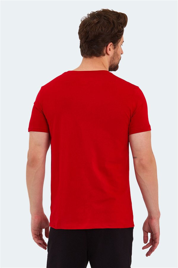 KASUR Erkek Kısa Kollu T-Shirt Kırmızı