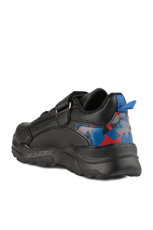 Slazenger KATA I Sneaker Unisex Çocuk Ayakkabı Siyah / Mavi