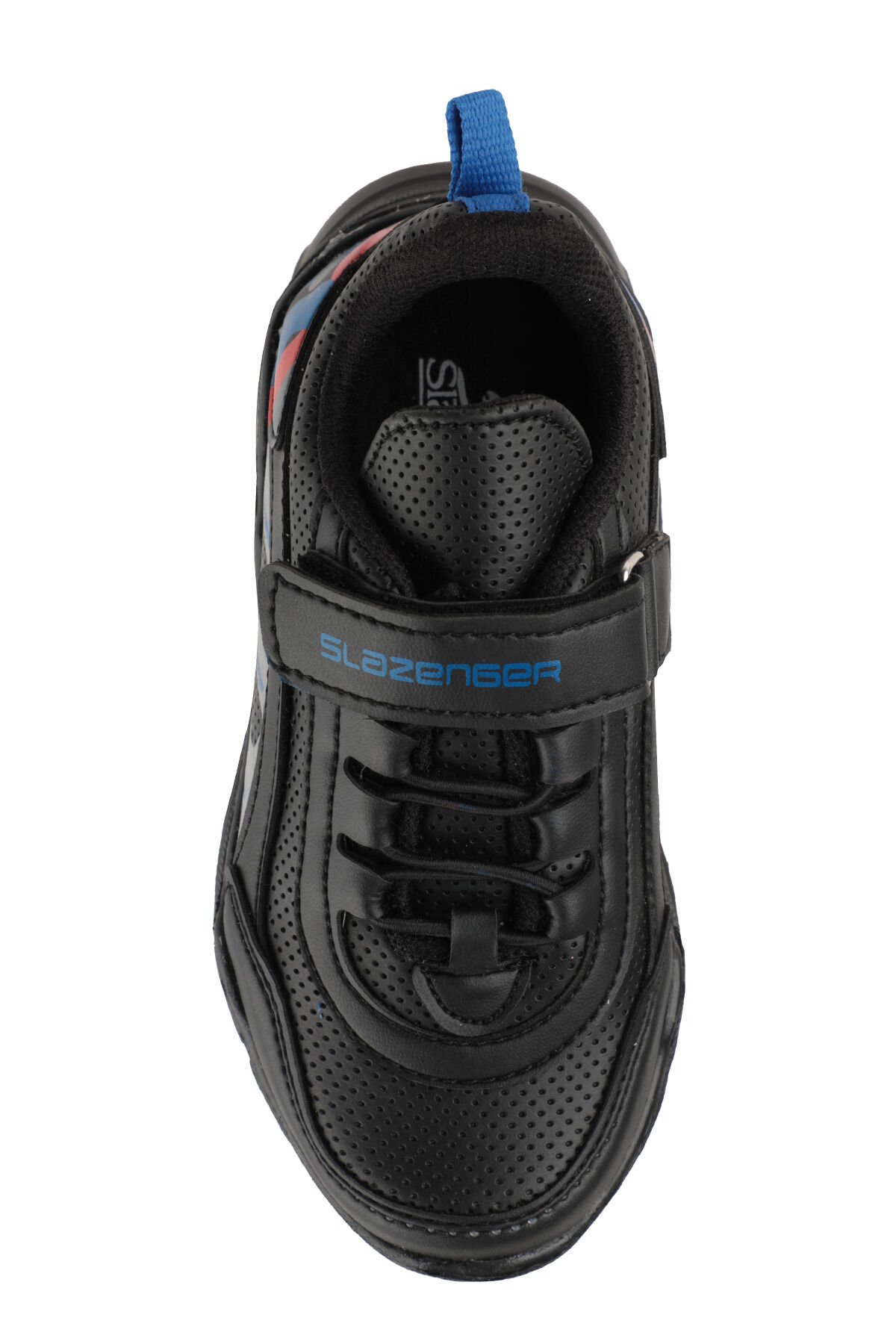 Slazenger KATA I Sneaker Unisex Çocuk Ayakkabı Siyah / Mavi - Thumbnail