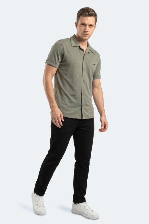 Slazenger KATELIN Erkek Haki Gömlek