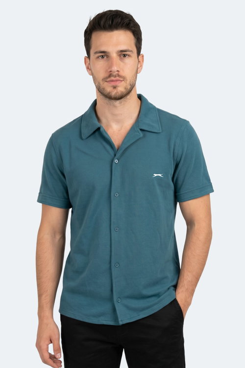 Slazenger KATELIN Erkek Petrol Gömlek