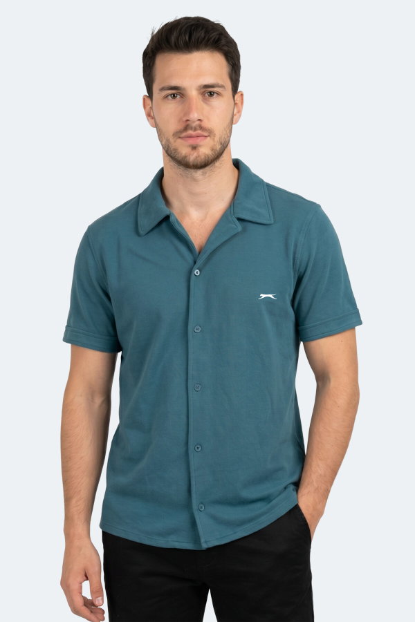 Slazenger KATELIN Erkek Petrol Gömlek