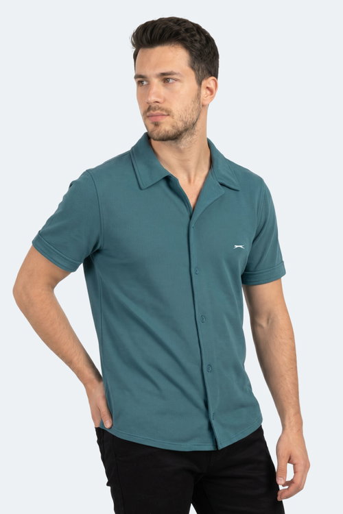 Slazenger KATELIN Erkek Petrol Gömlek