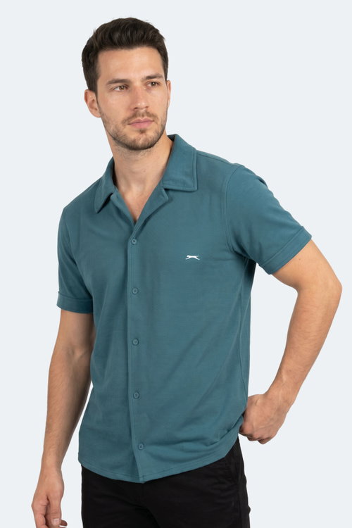 Slazenger KATELIN Erkek Petrol Gömlek