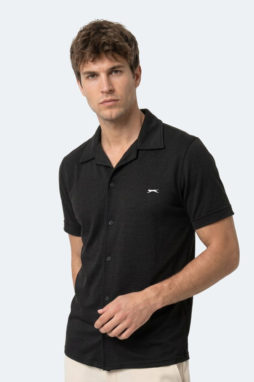 Slazenger KATELIN Erkek Siyah Gömlek