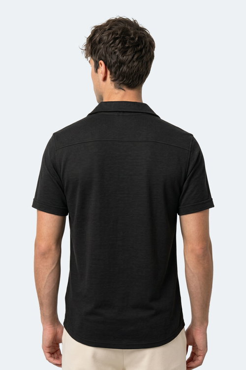 Slazenger KATELIN Erkek Siyah Gömlek