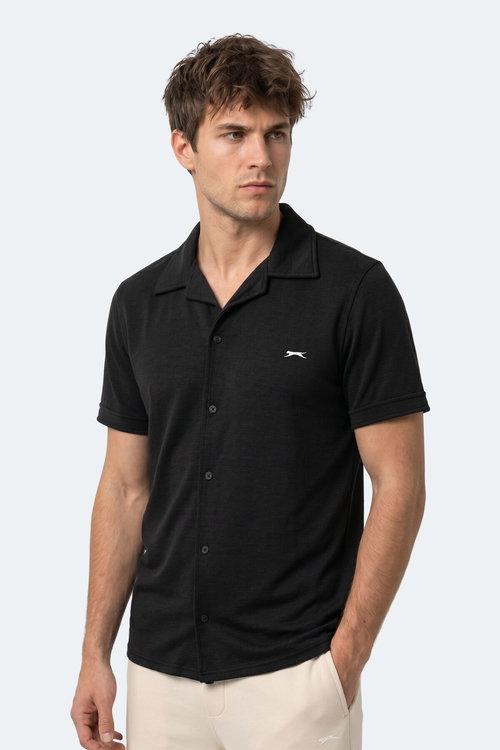 Slazenger KATELIN Erkek Siyah Gömlek