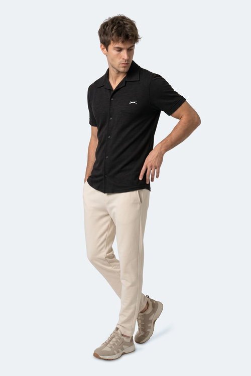 Slazenger KATELIN Erkek Siyah Gömlek