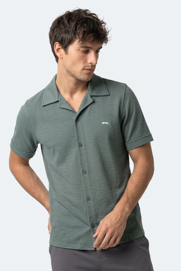 Slazenger KATELIN Erkek Yeşil Gömlek