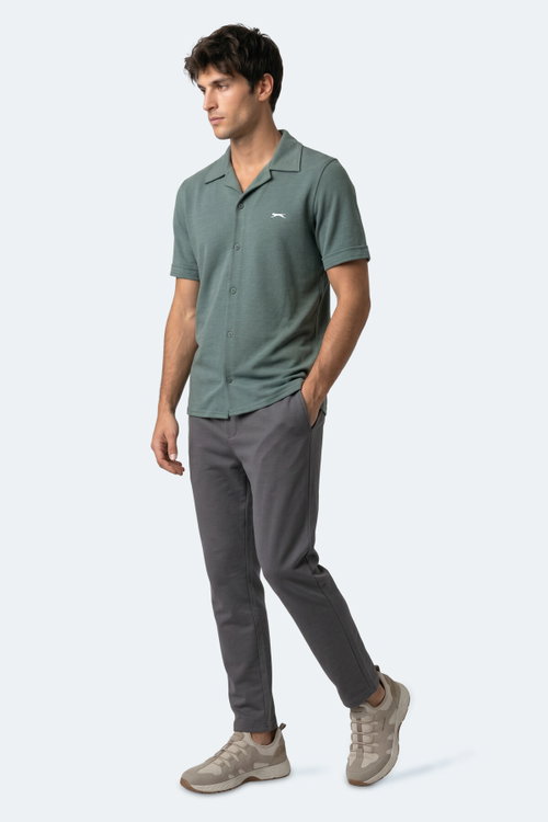 Slazenger KATELIN Erkek Yeşil Gömlek