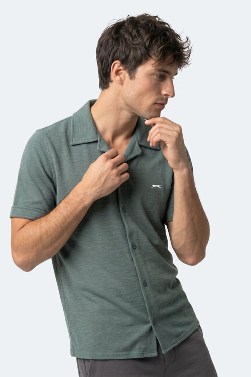 Slazenger KATELIN Erkek Yeşil Gömlek