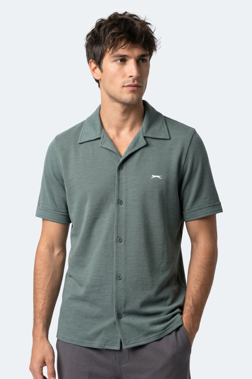 Slazenger KATELIN Erkek Yeşil Gömlek