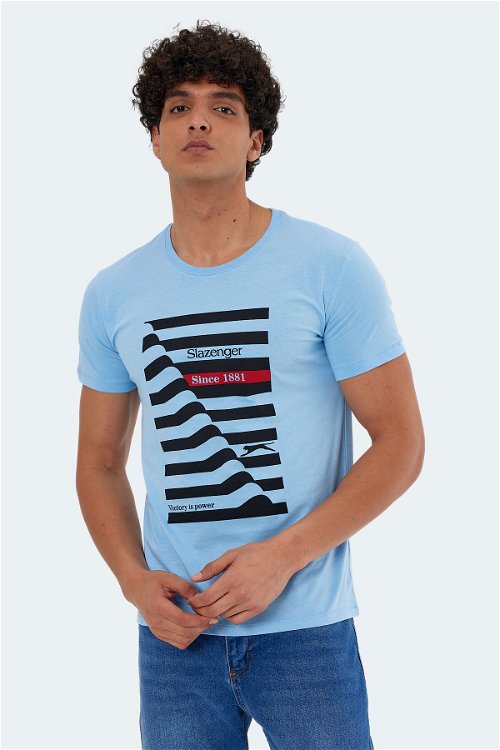 KATELL Erkek Kısa Kollu T-Shirt Mavi