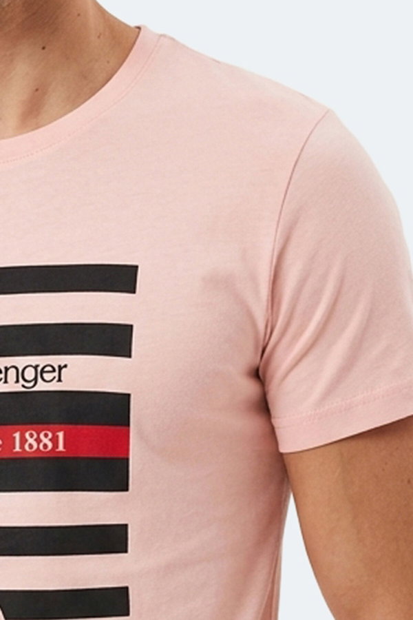 Slazenger KATELL IN Erkek Baskılı Somon Tişört