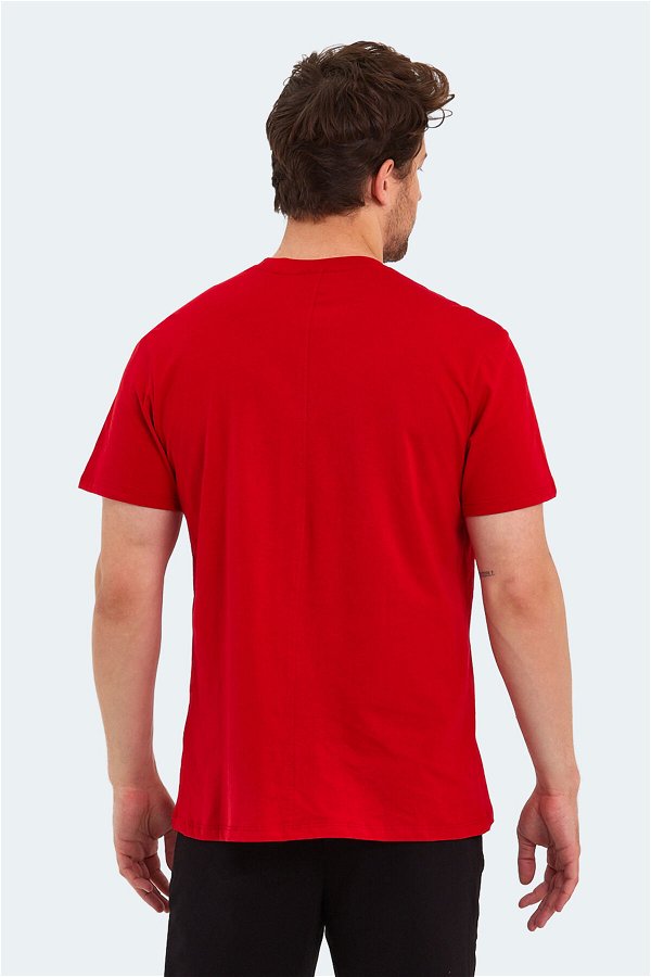 Slazenger KATELL OVER Erkek Kısa Kol T-Shirt Kırmızı
