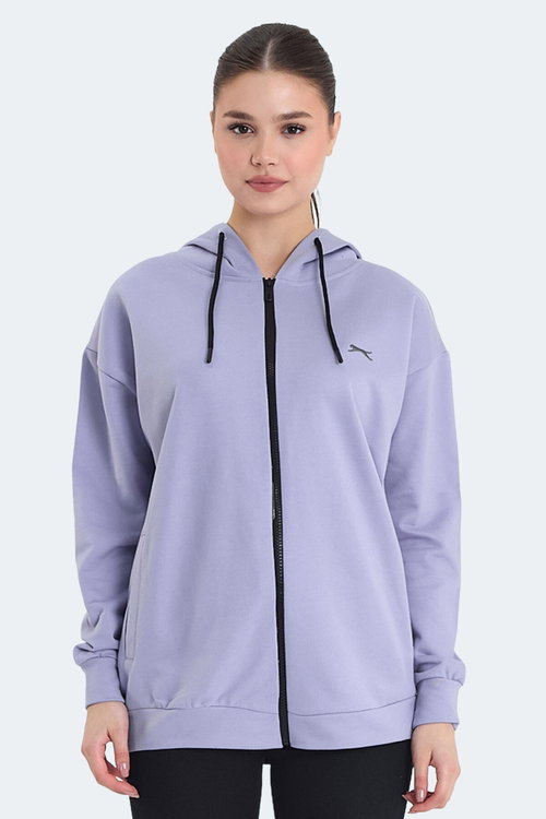 Slazenger KATHLEENA 2 Lİ SET Kadın Gri - Mor Sweatshırt