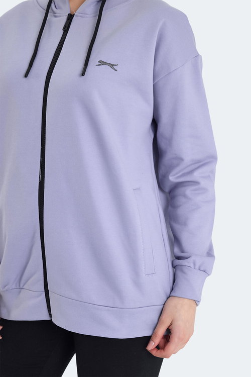 Slazenger KATHLEENA 2 Lİ SET Kadın Gri - Mor Sweatshırt