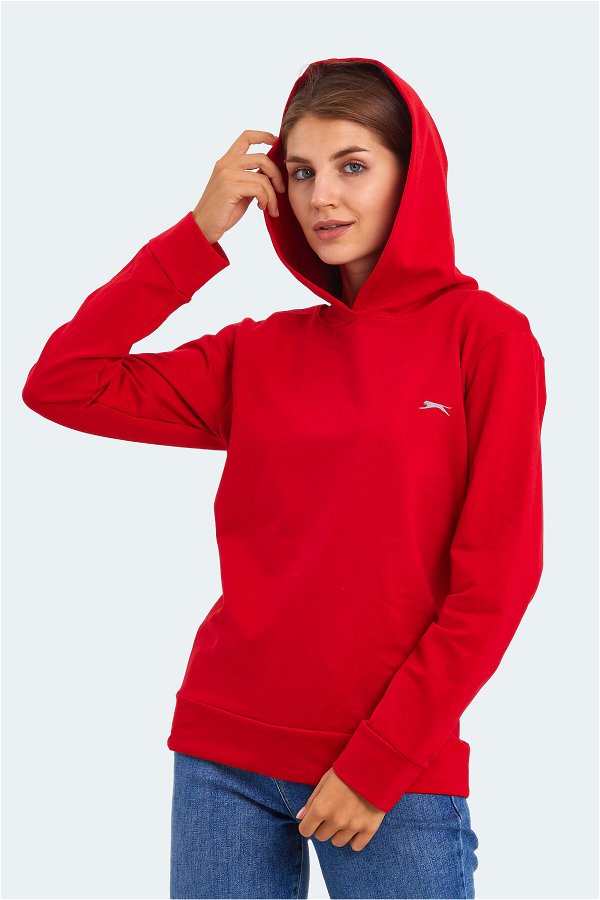 Slazenger KATHY Kadın Sweatshirt Kırmızı