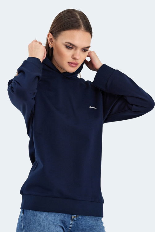 Slazenger KATHY Kadın Sweatshirt Lacivert