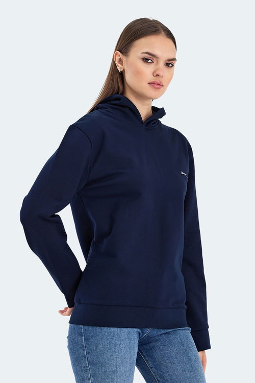 Slazenger KATHY Kadın Sweatshirt Lacivert