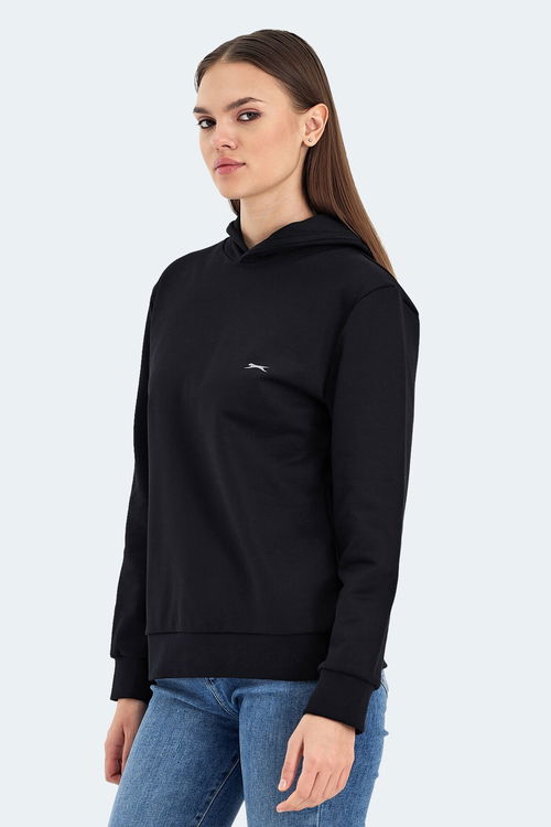 Slazenger KATHY Kadın Sweatshirt Siyah