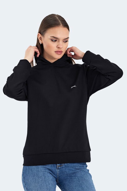 Slazenger KATHY Kadın Sweatshirt Siyah