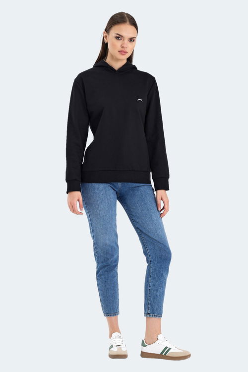 Slazenger KATHY Kadın Sweatshirt Siyah