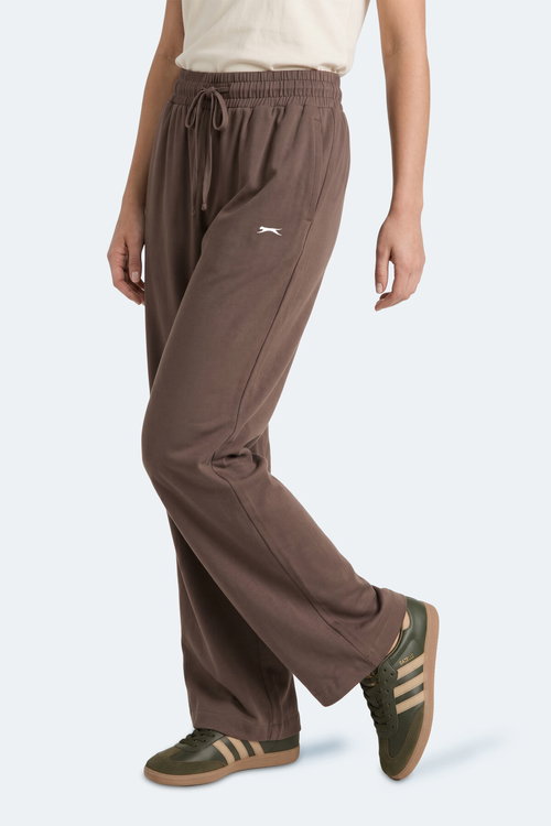 Slazenger KATKA Kadın Kahve Eşofman Altı