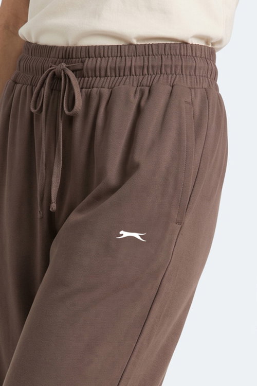 Slazenger KATKA Kadın Kahve Eşofman Altı