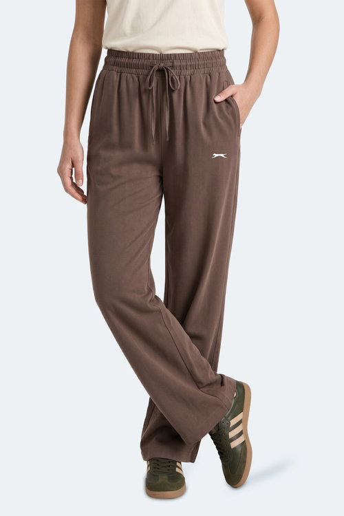 Slazenger KATKA Kadın Kahve Eşofman Altı
