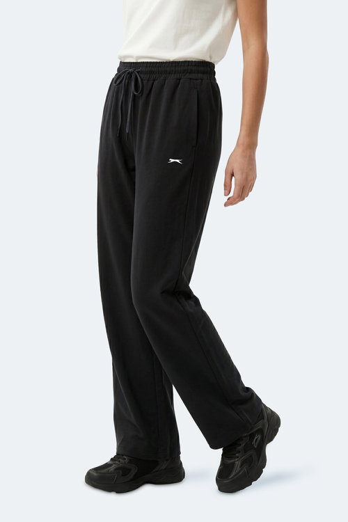Slazenger KATKA Kadın Siyah Eşofman Altı