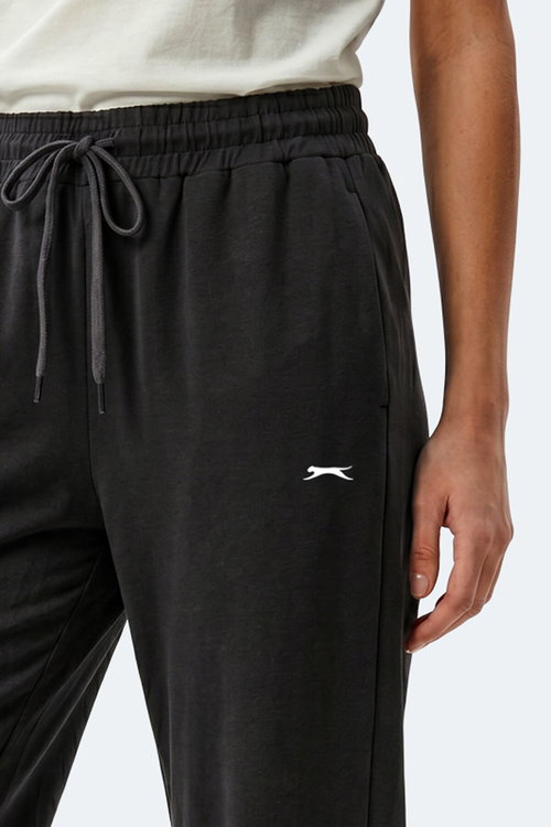 Slazenger KATKA Kadın Siyah Eşofman Altı