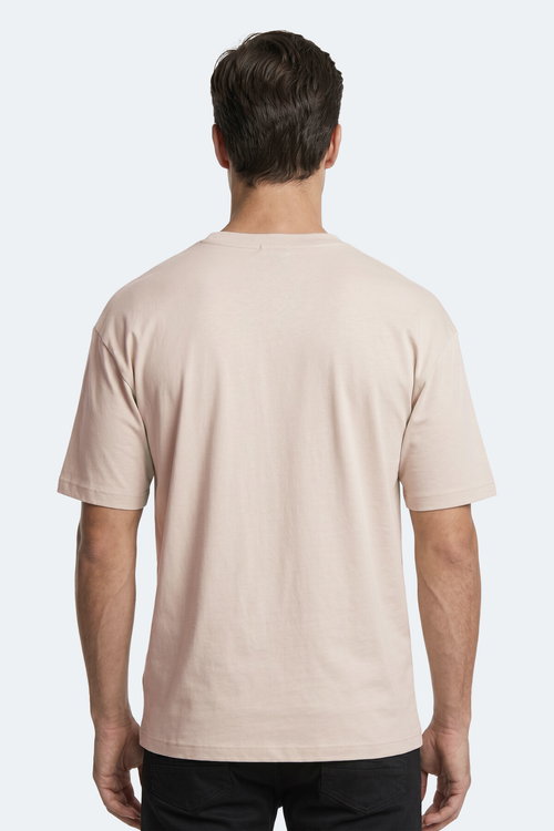 Slazenger KATRE Erkek V Yaka Bej Tişört