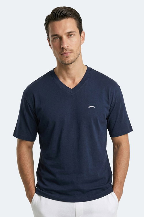 Slazenger KATRE Erkek Oversıze Lacivert Tişört